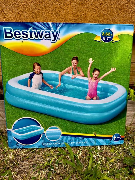 Basen Zjeżdżalnia Wodny Plac Zabaw Bestway Nowy