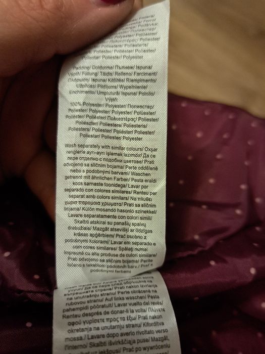 Nowa kurteczka / płaszczyk dla dziewczynki r. 110 (4-5lat)