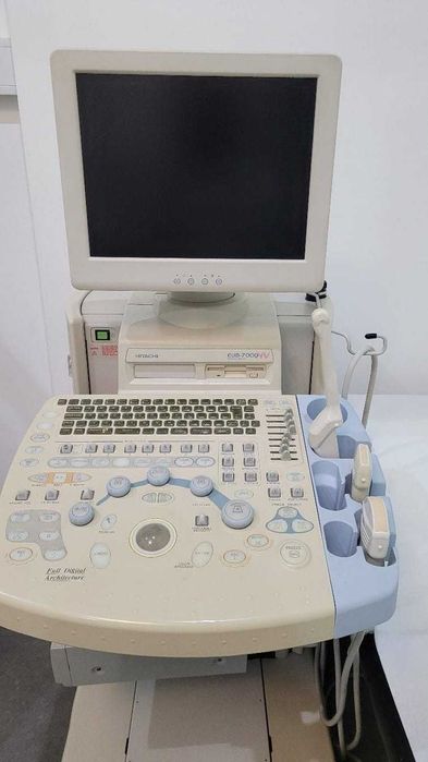 ECOGRAFO HITACHI EUB-7000 com 3 SONDAS + impressora Sony