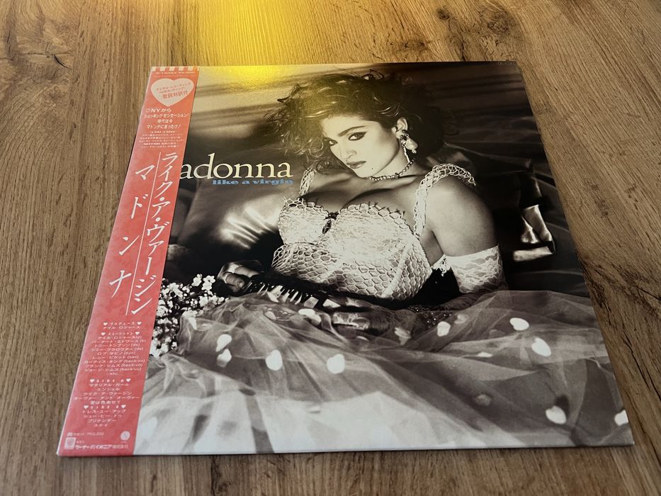 Madonna Like a Virgin Winyl LP Japan  Warner Pioneer 1984