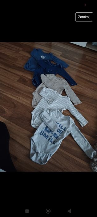 Zestaw body 80-98 mega paka 25 sztuk