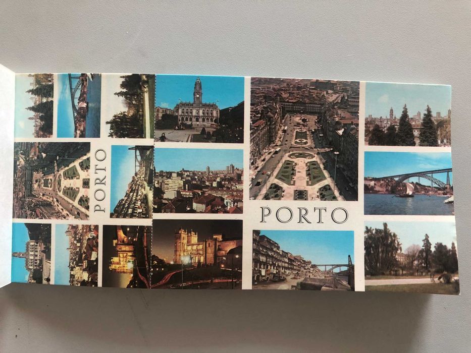 Caderneta com 12 postais muito antigos da cidade do Porto