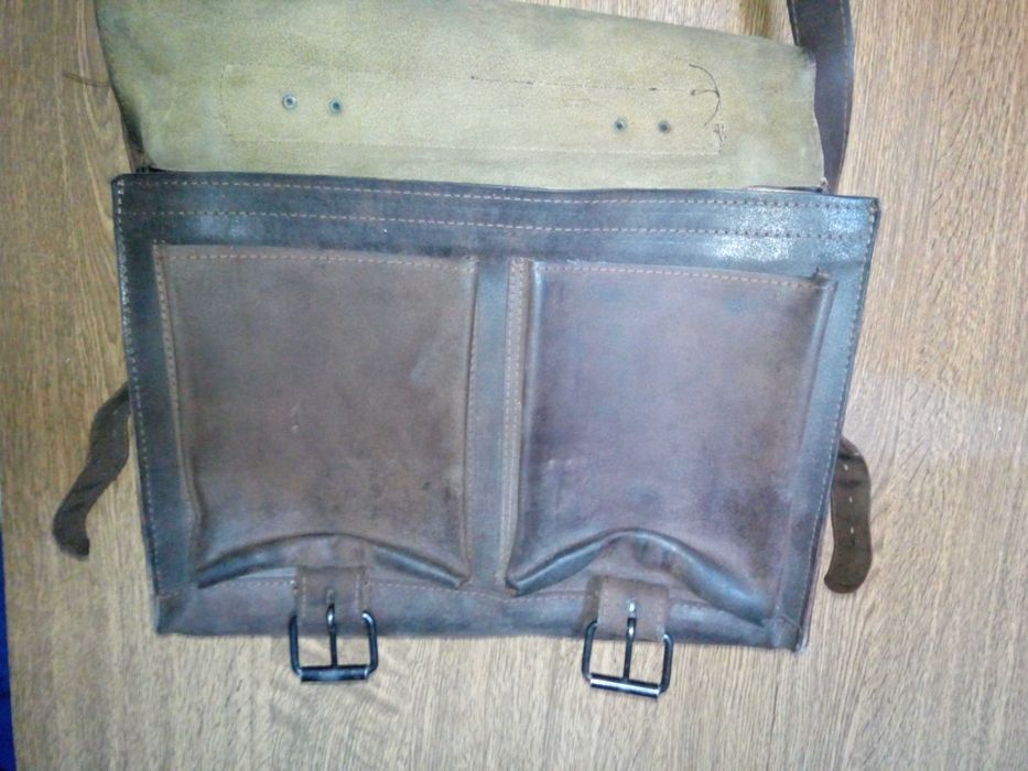 Сумка портфель кожанная *реставрация