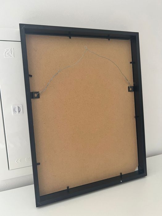 Quadros em madeira preta