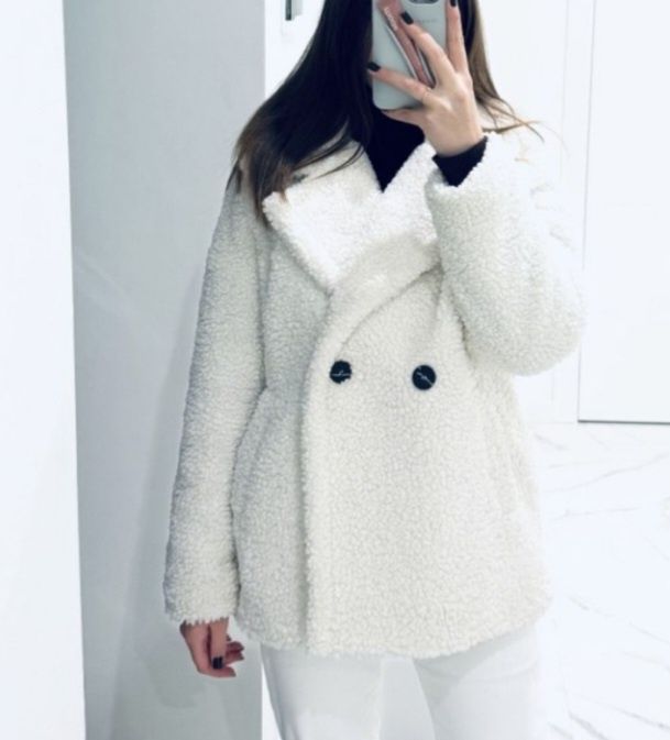 Жіноча шубка тедді