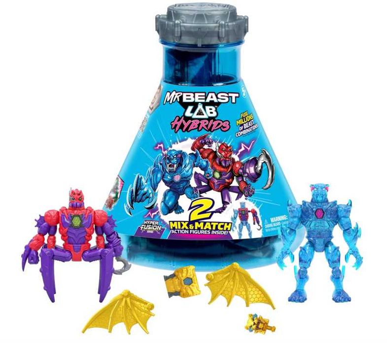 Ігровий набір MrBeast Lab Лабораторія Гіперслія Пантера-Павук-Дракон