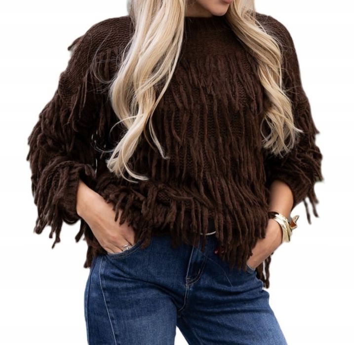 Sweterek mop czekolada nowy