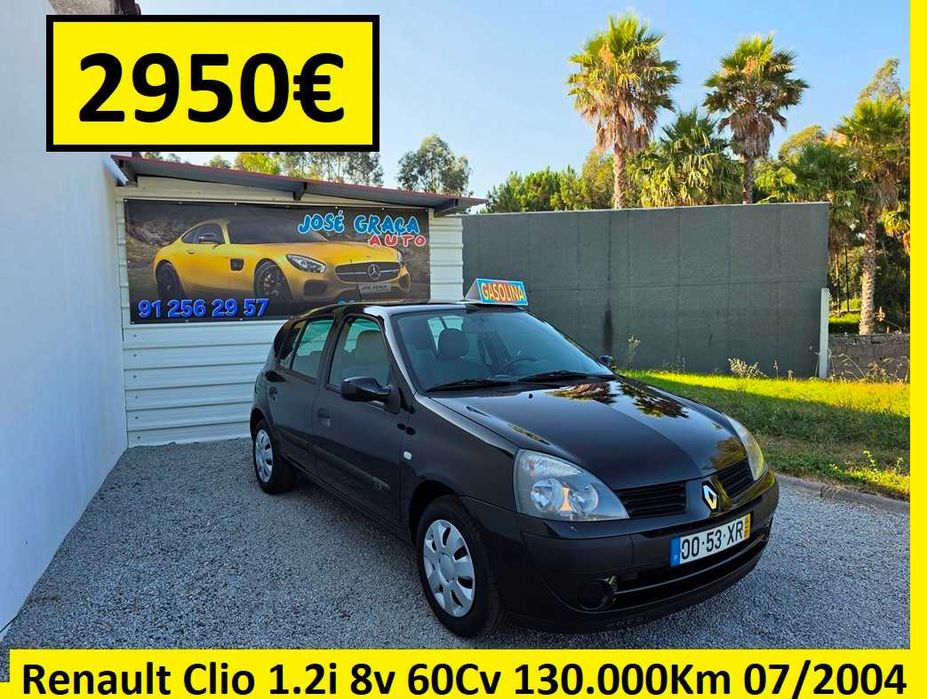 Renault Clio 1.2i 8v 60Cv 130.000Km 07/2004