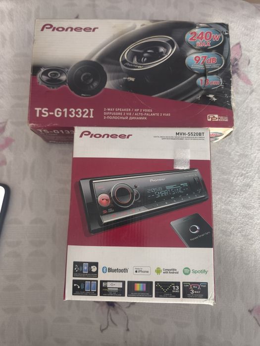 Vendo Som Pioneer Mixtrax muda de cor a tela ecrã com auto falante 13 cm Pioneer 240w