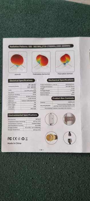 Antena 5G LTE zewnętrzna