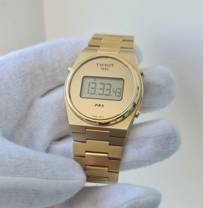 Чоловічий годинник Tissot PRX Digital T137.463.33.020.00 Swiss 100m 40