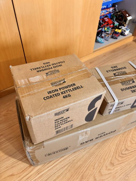 Saco de peso, haltere hexagonal, kettlebell Iron powder coated