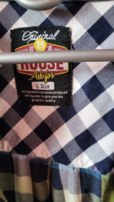 Koszule długi rękaw krata