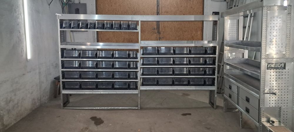 Полочки стелажі ящики автомобільні гаражні