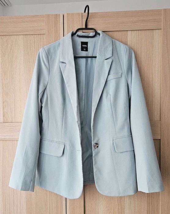 Marynarka żakiet niebieski błękitny XS