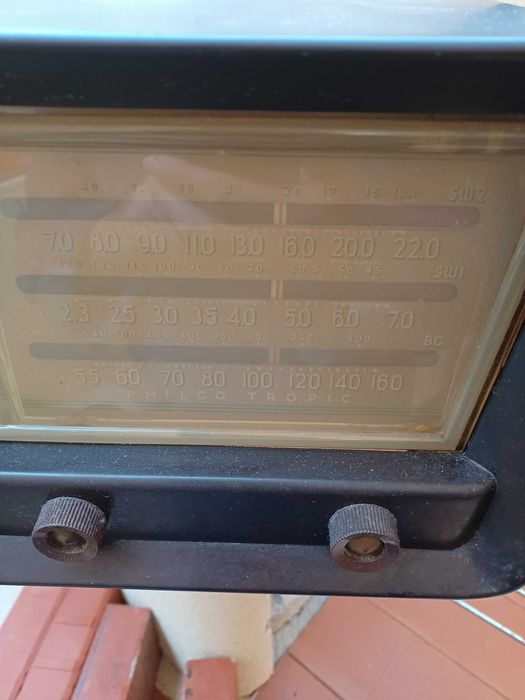 Radio PHILCO Philadelphia de 1948.