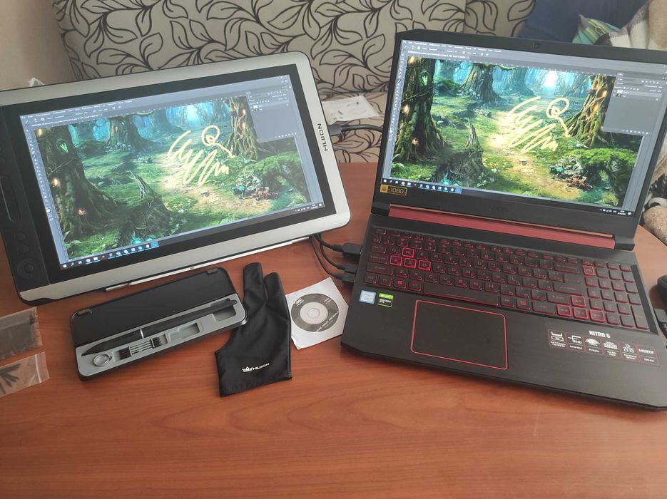 Продам графічний планшет монітор Huion Kamvas GT-156HD V2