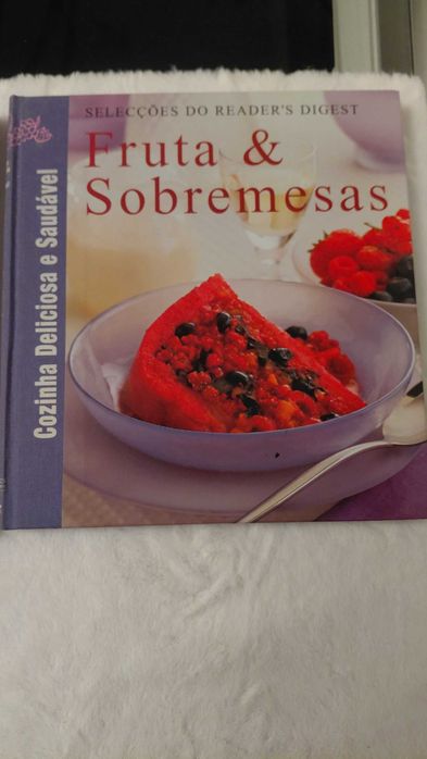 Pacote com dois livros de Cozinha Saudável, Seleções do Readers Digest