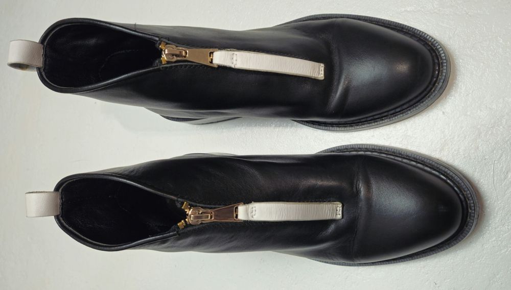 Marni шкіряни черевики декоровані блискавками, натуральна шкіра