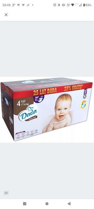 Pieluchy Dada 4 116szt