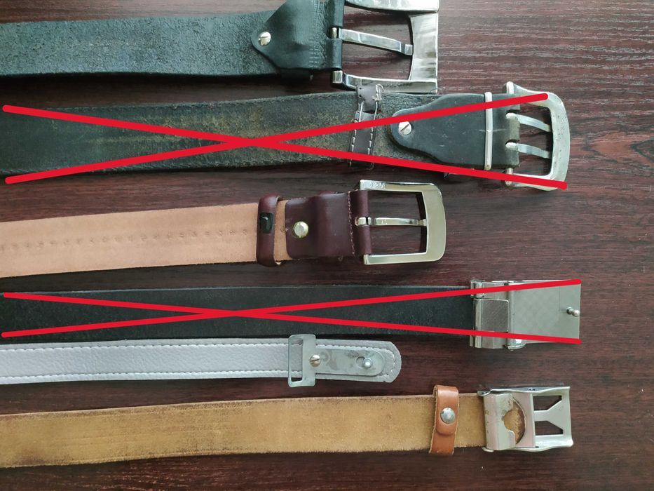 Ремни Aka deri, Vera Pelle, Vero Cuoio, портупея, пряга ВМФ СССР