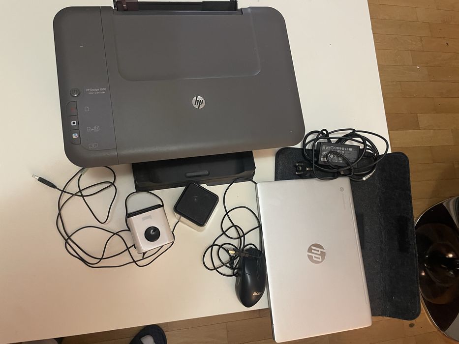 Laptop and printer