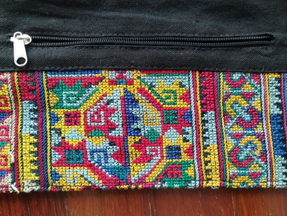 Bolso de cintura tecido étnico Tailândia
