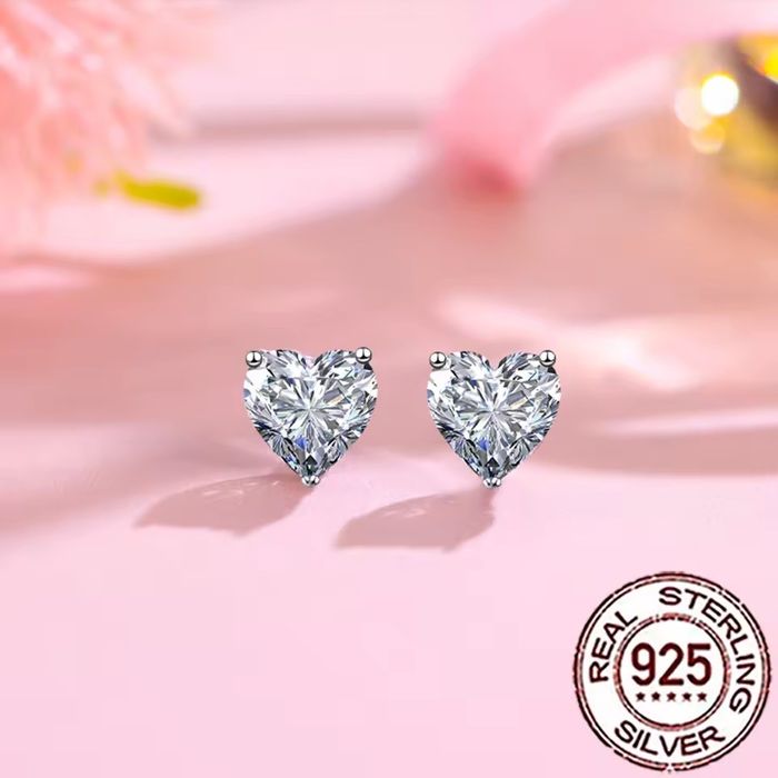 Срібні сережки 925 проба! Фіаніти Swarovski! Знижка - 70%