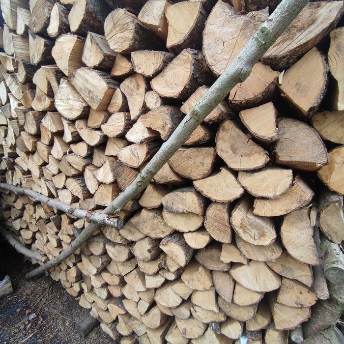 Drewno kominkowe, opałowe, do pieca, sezonowane, suche, mieszanka, mix