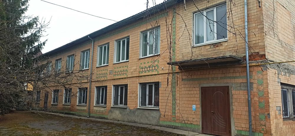 Двоповерхова будівля  561,5 м2, 0,07 га, Борщів, Січових Стрільців 11