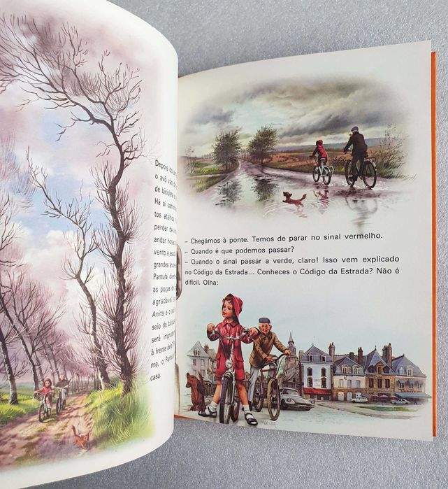 Antigo Livro Verbo Infantil ~ "Anita de Bicicleta" ~ nº73 ~ Anos 80