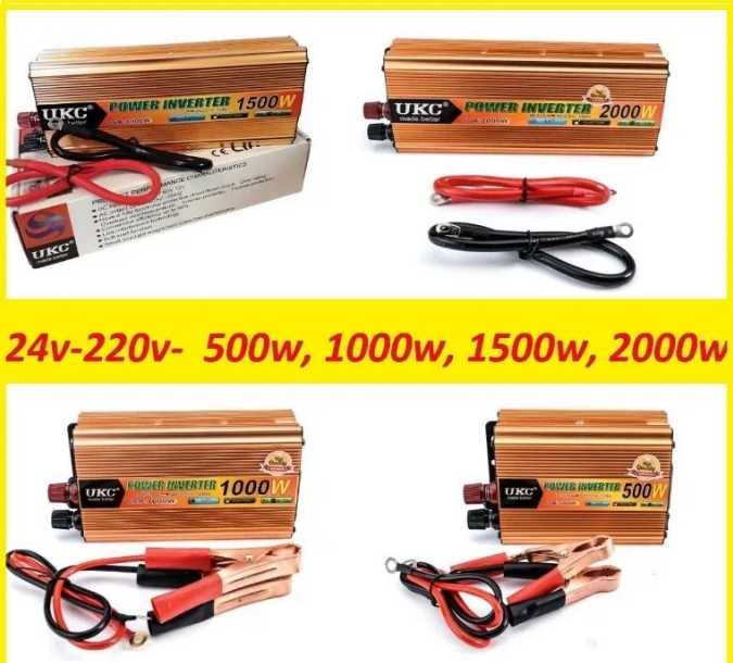 ‼️ Инвертор 12 220 2000W, преобразователь тока, инвертор, перетворювач