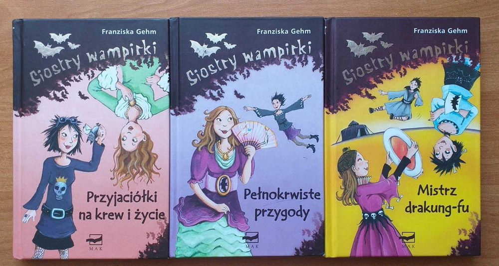 Książki z serii "Siostry wampirki" 1,2,7 - Franziska Gehm