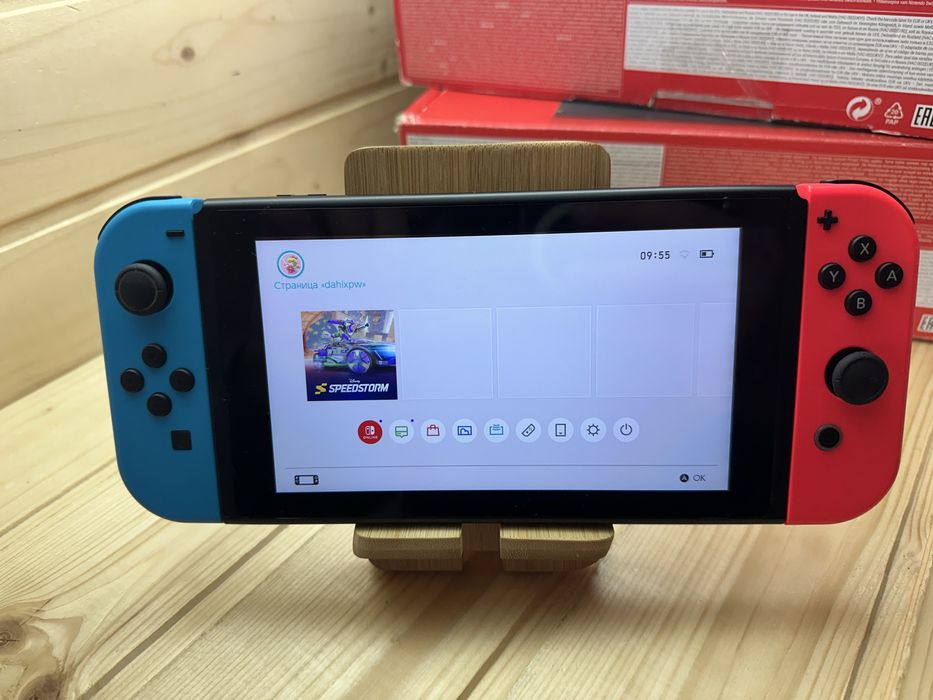 Nintendo SWITCH V2 32 gb + 128 gb sd cart