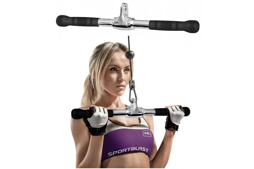 Uchwyt do wyciągu atlasu prosty drążek gryf WA