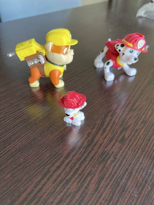 3 bonecos patrulha pata