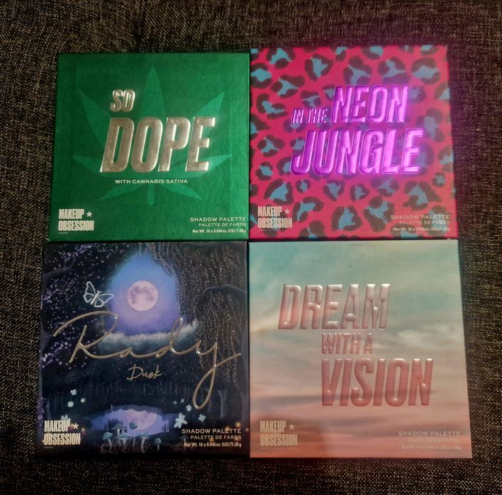 Palety cieni do oczu OBSESSION