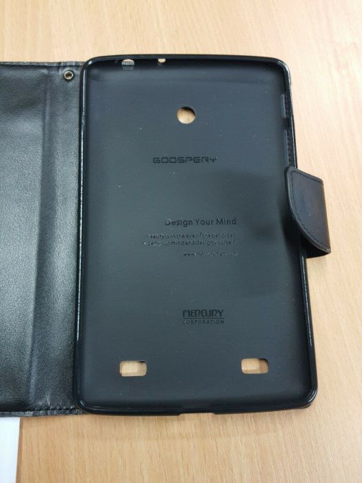 Fancy Diary case preta para tablet LG V400 G Pad 7.0