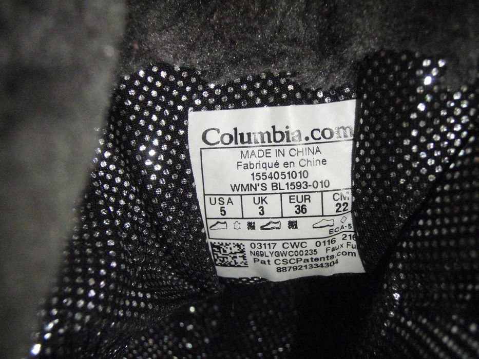 Ботінки Columbia Thermal Reflective Omni-Heat Waterproof, розмір 36