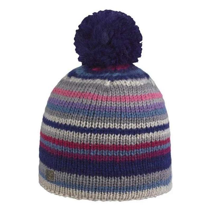 CG59 Ciepła Dziecięca Czapka Brekka Zimowa Pompon