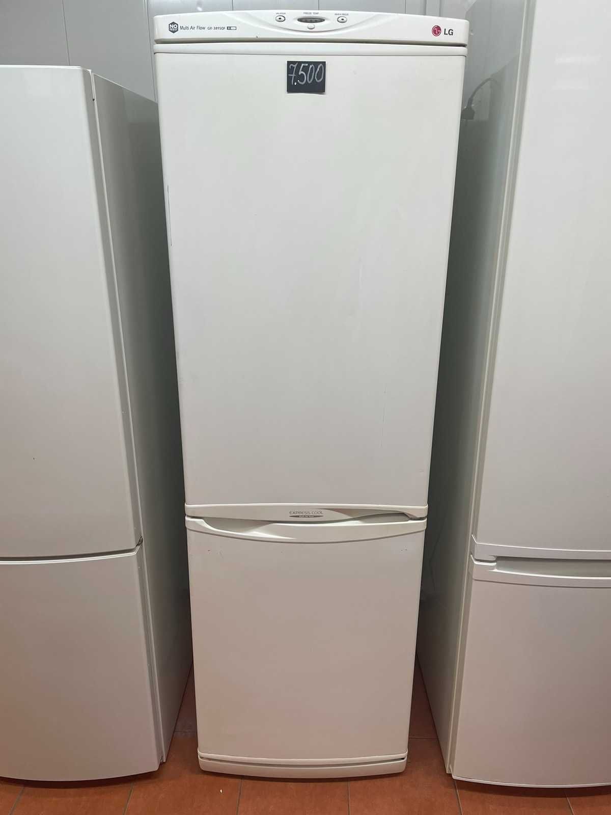 Холодильник LG, двухкамерный, полностью рабочий. No Frost заморозка: 7 ...