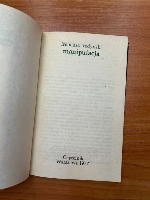 Manipulacja - Ireneusz Iredyński