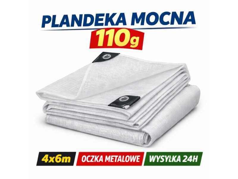 Plandeka zbrojona bezbarwna 3x4 gruba mata ochronna UV