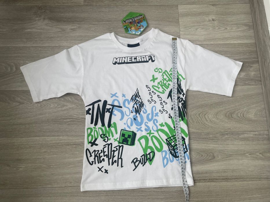 Футболка майнкрафт, 116-122см