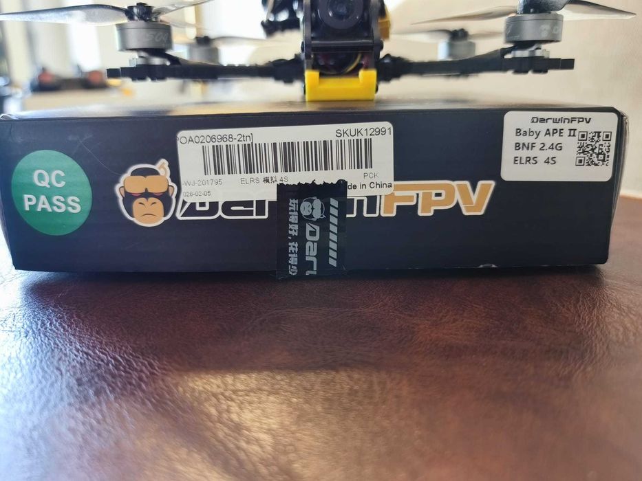Drone FPV DarwinFPV Baby Ape II Analógico ( 4S )+ Upgrade Câmara Caddx Baby Ratel 2 + Antena RHCP