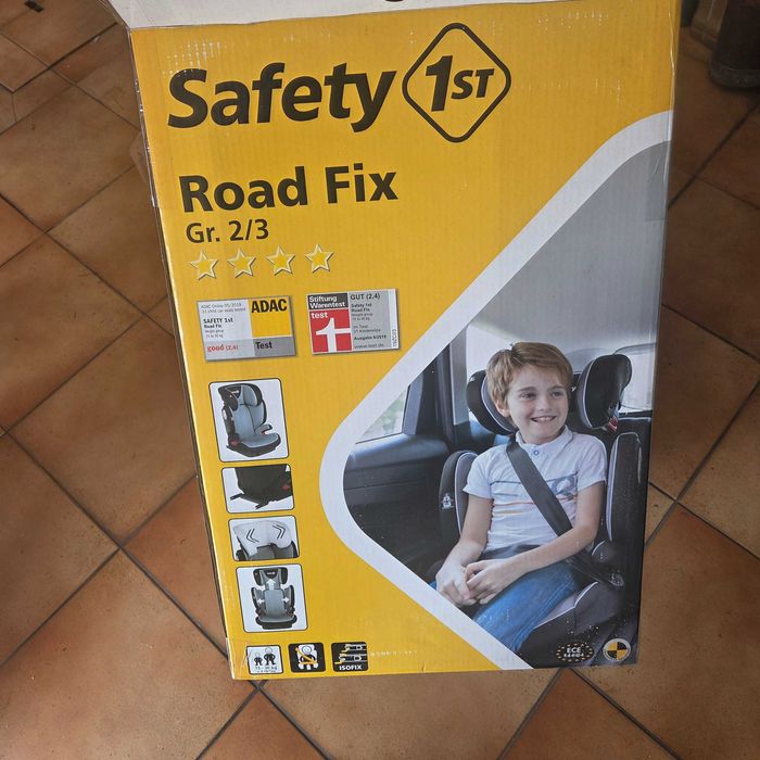 Vendo cadeira auto Roadfix pixelgrey grupo 2/3 em excelente estado