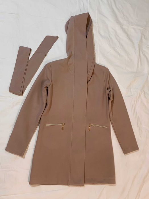 Пальто пудрове, кашемір