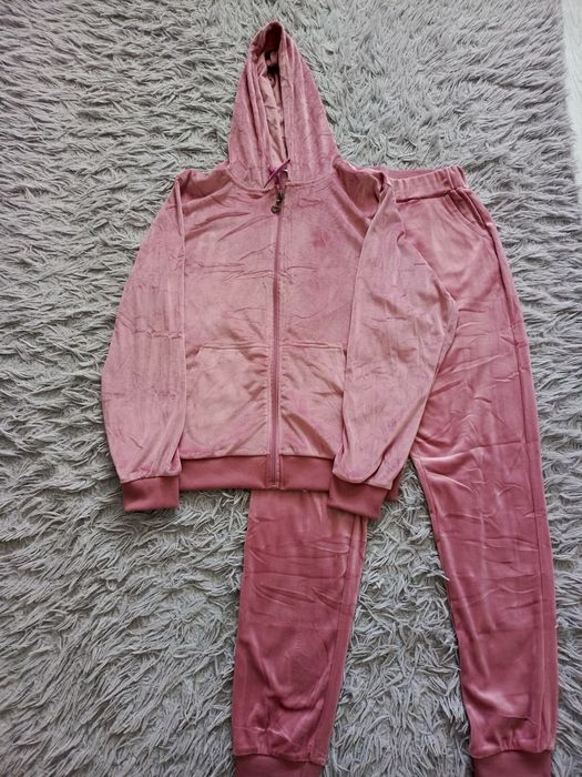 Dresy welurowe damskie spodnie ,bluza
