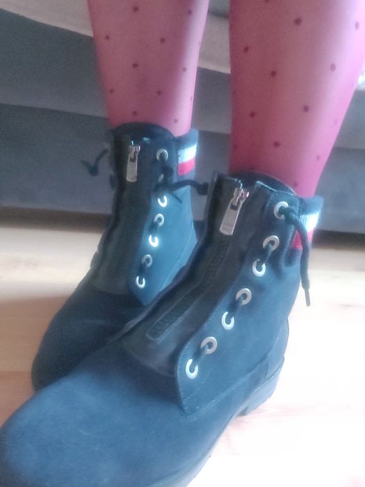 Buty / Botki damskie Tommy Hilfiger r 38 skóra naturalna