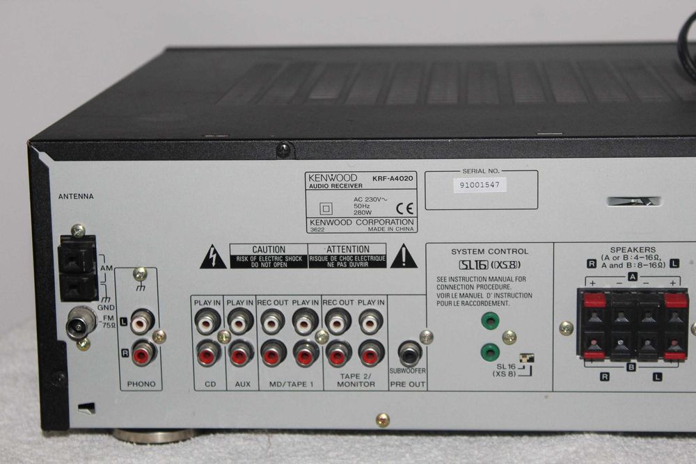 KENWOOD KRF-A4020 Amplituner wzmacniacz kino domowe  5.1 Wysyłka